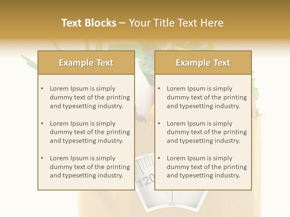 Mix Dietitian Grocery PowerPoint Template