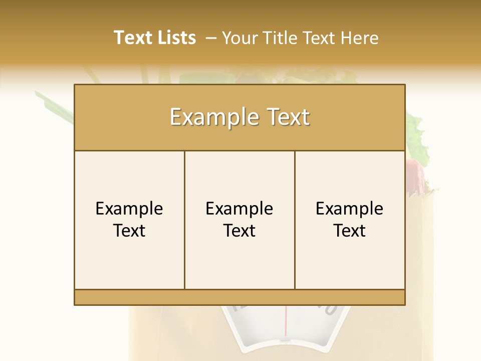 Mix Dietitian Grocery PowerPoint Template