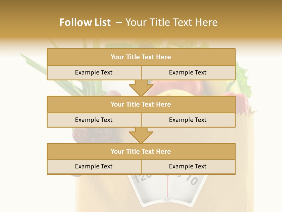 Mix Dietitian Grocery PowerPoint Template
