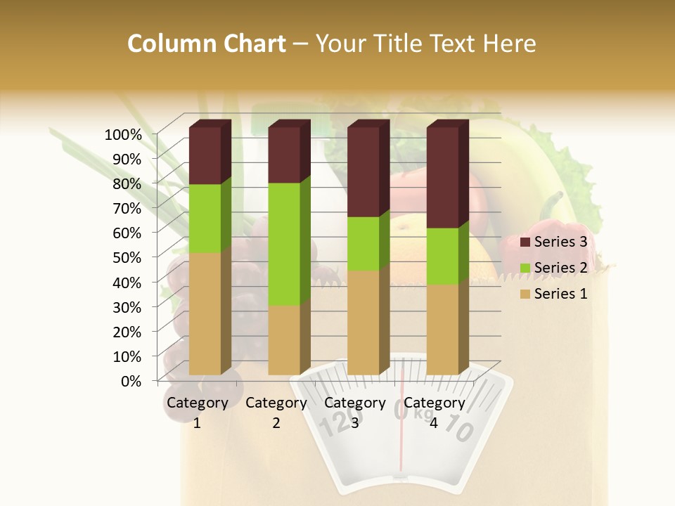 Mix Dietitian Grocery PowerPoint Template