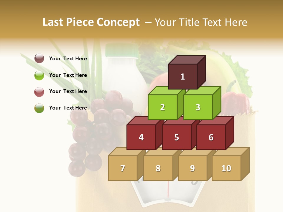 Mix Dietitian Grocery PowerPoint Template
