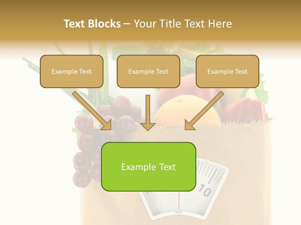 Mix Dietitian Grocery PowerPoint Template