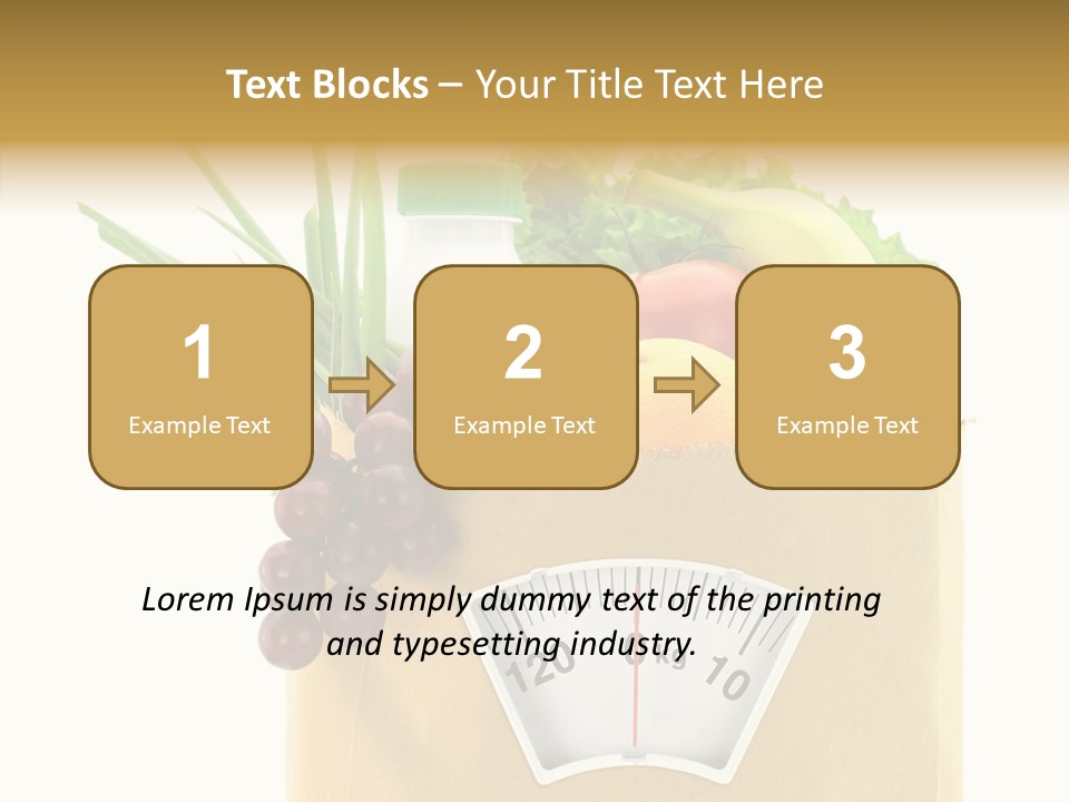 Mix Dietitian Grocery PowerPoint Template