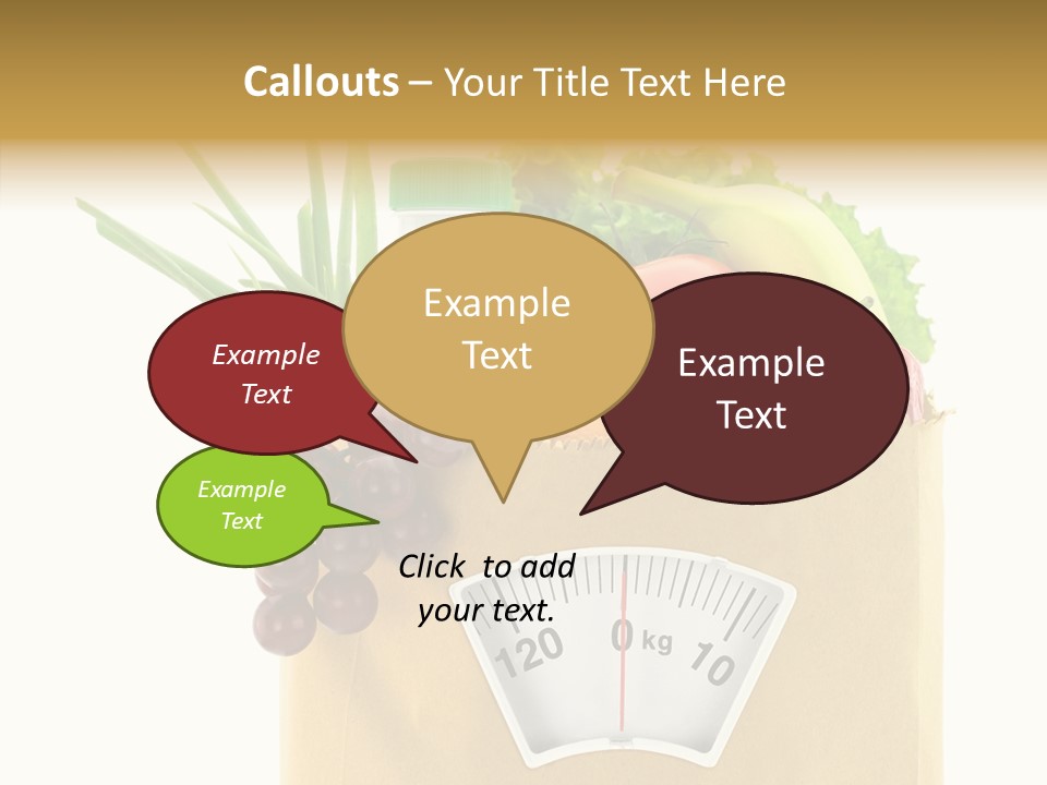 Mix Dietitian Grocery PowerPoint Template