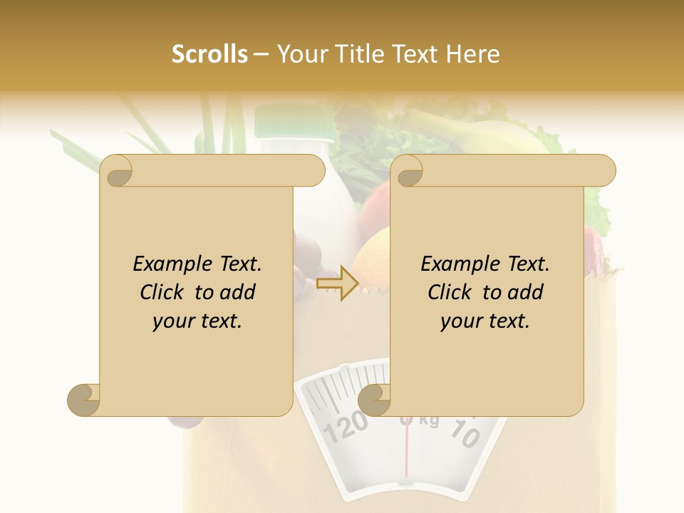 Mix Dietitian Grocery PowerPoint Template