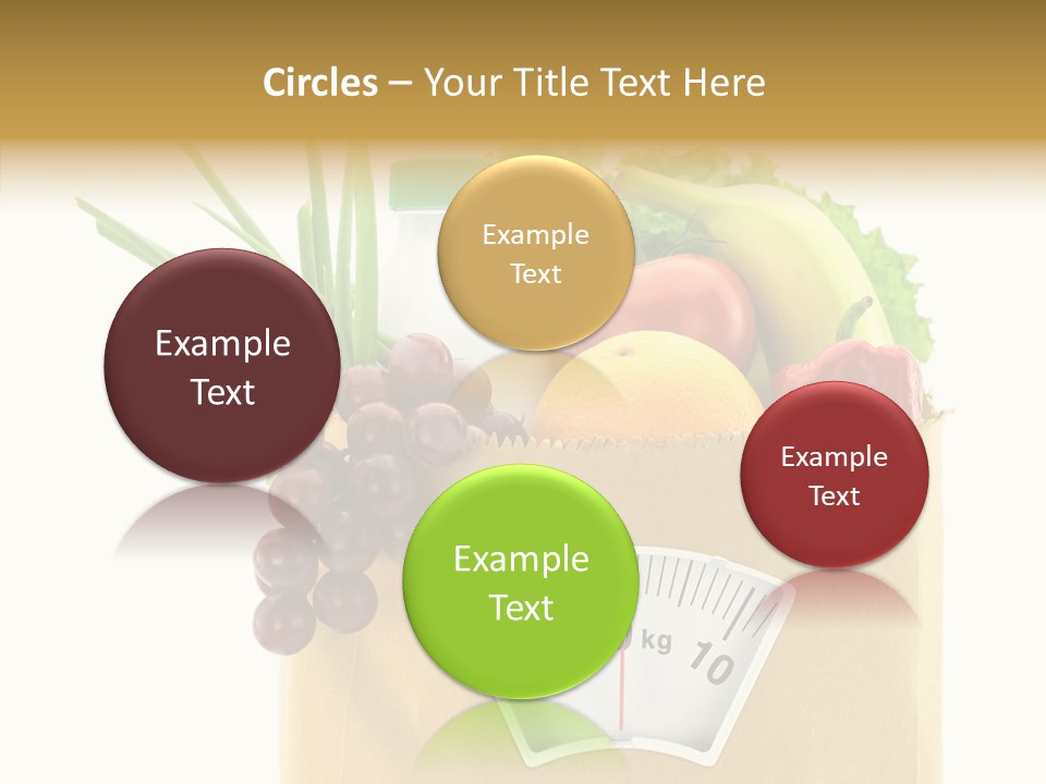 Mix Dietitian Grocery PowerPoint Template