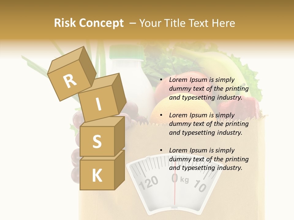 Mix Dietitian Grocery PowerPoint Template