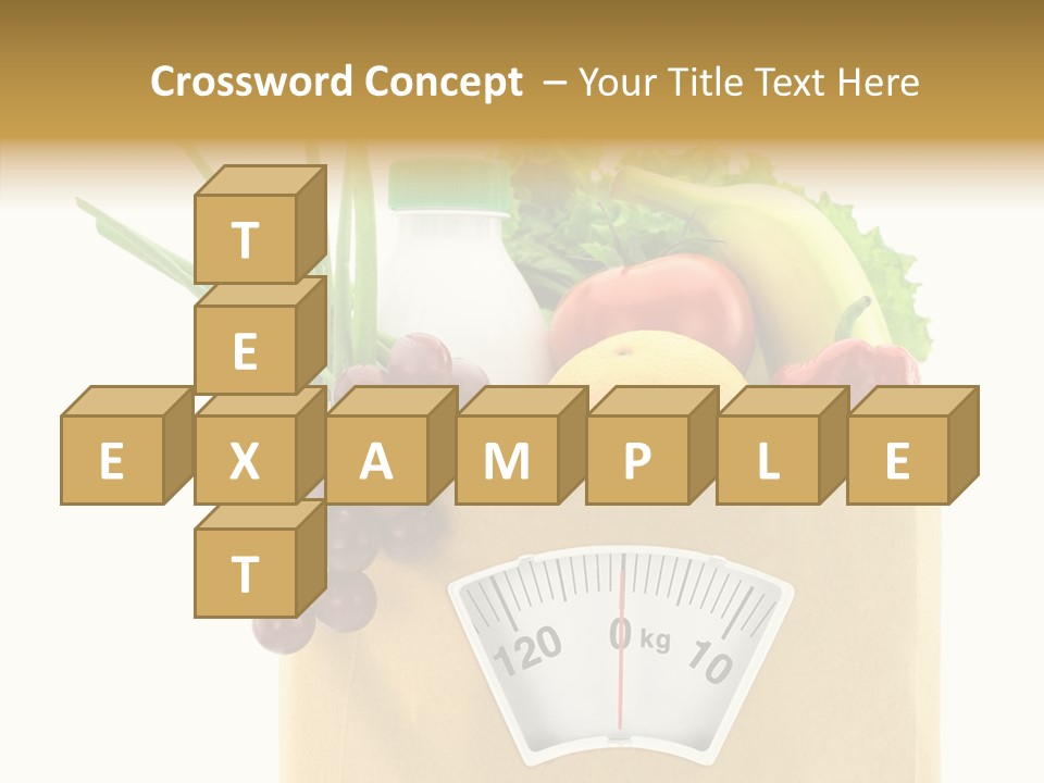 Mix Dietitian Grocery PowerPoint Template