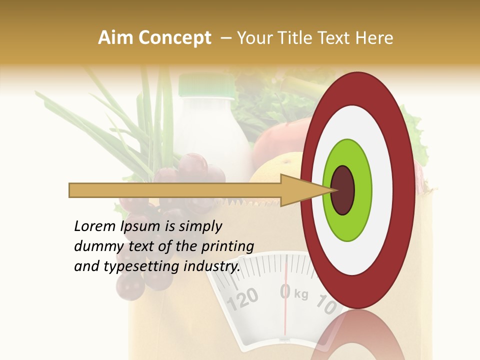 Mix Dietitian Grocery PowerPoint Template