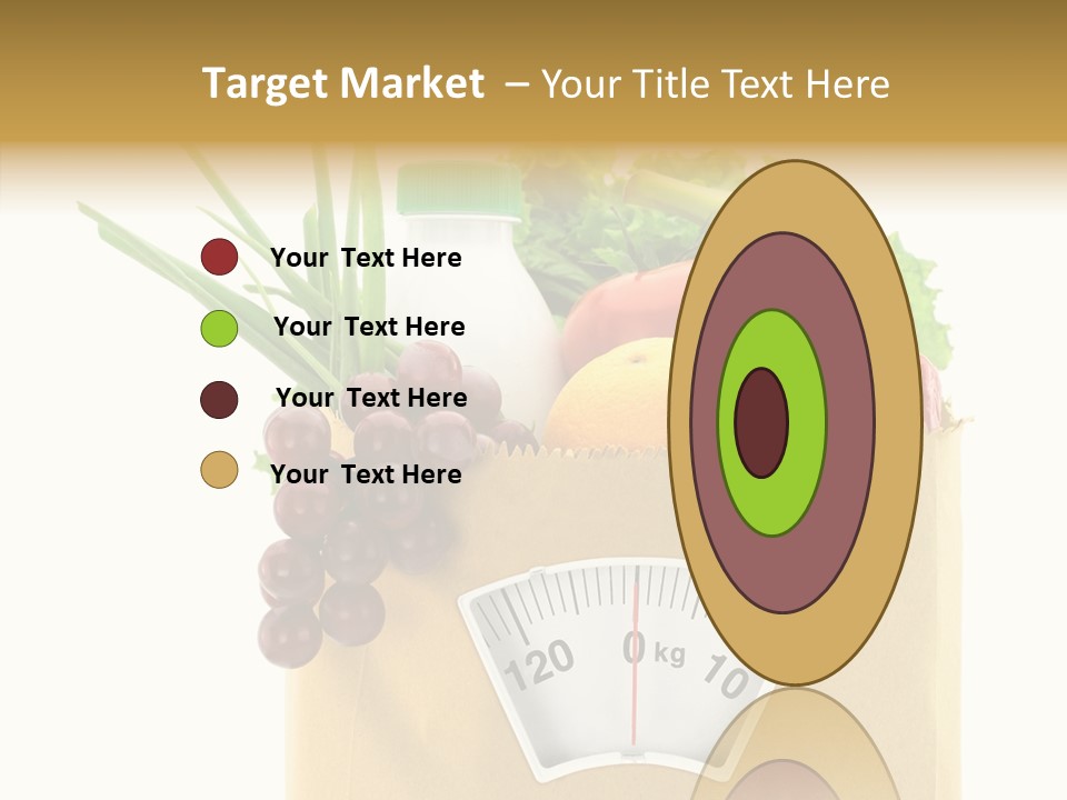Mix Dietitian Grocery PowerPoint Template