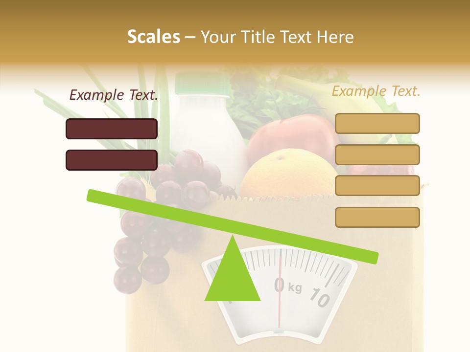 Mix Dietitian Grocery PowerPoint Template