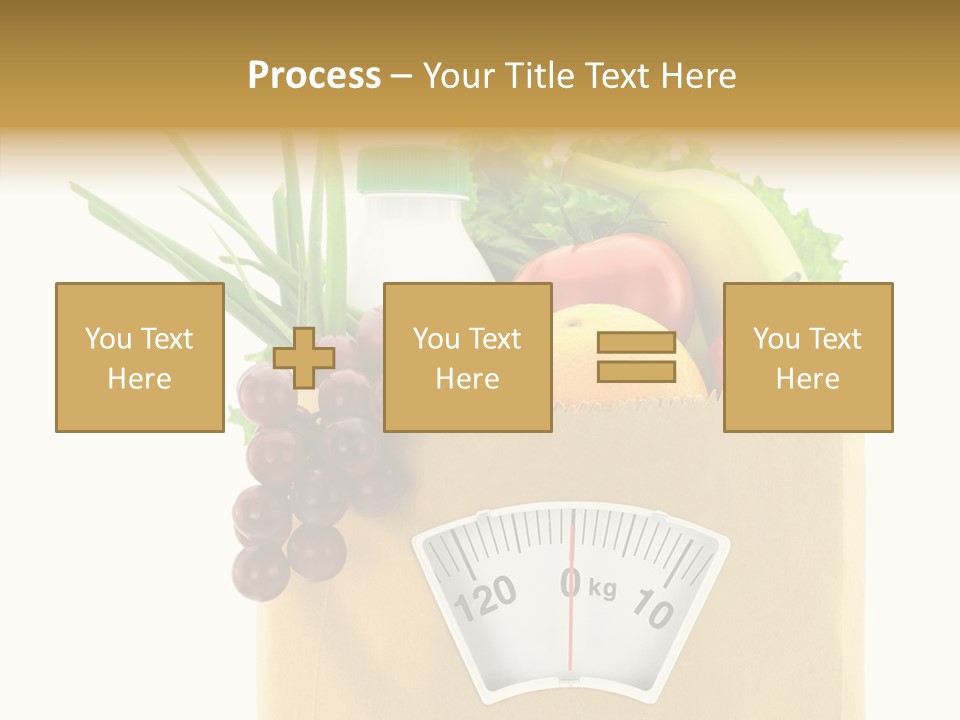 Mix Dietitian Grocery PowerPoint Template