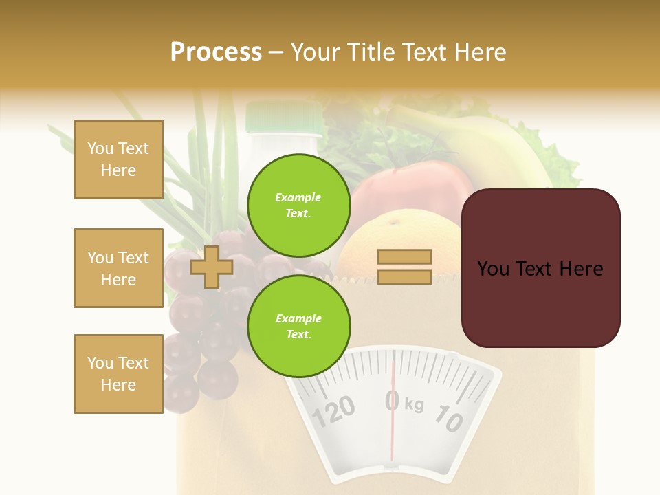 Mix Dietitian Grocery PowerPoint Template