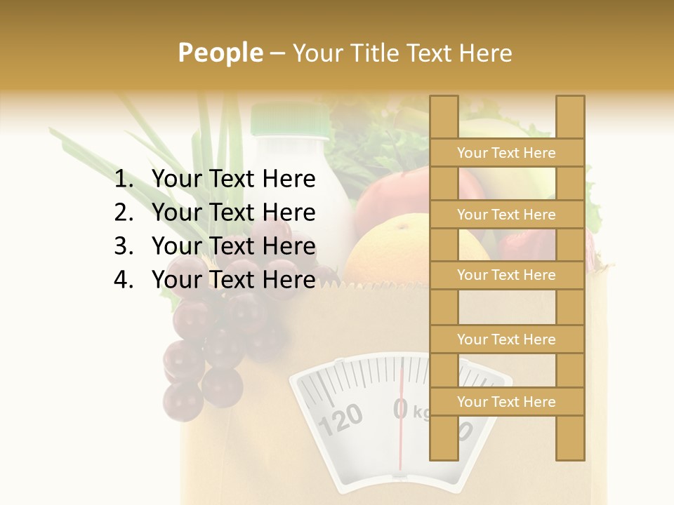 Mix Dietitian Grocery PowerPoint Template