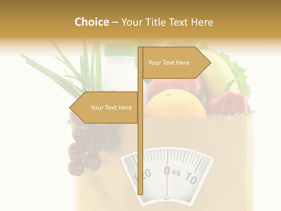 Mix Dietitian Grocery PowerPoint Template