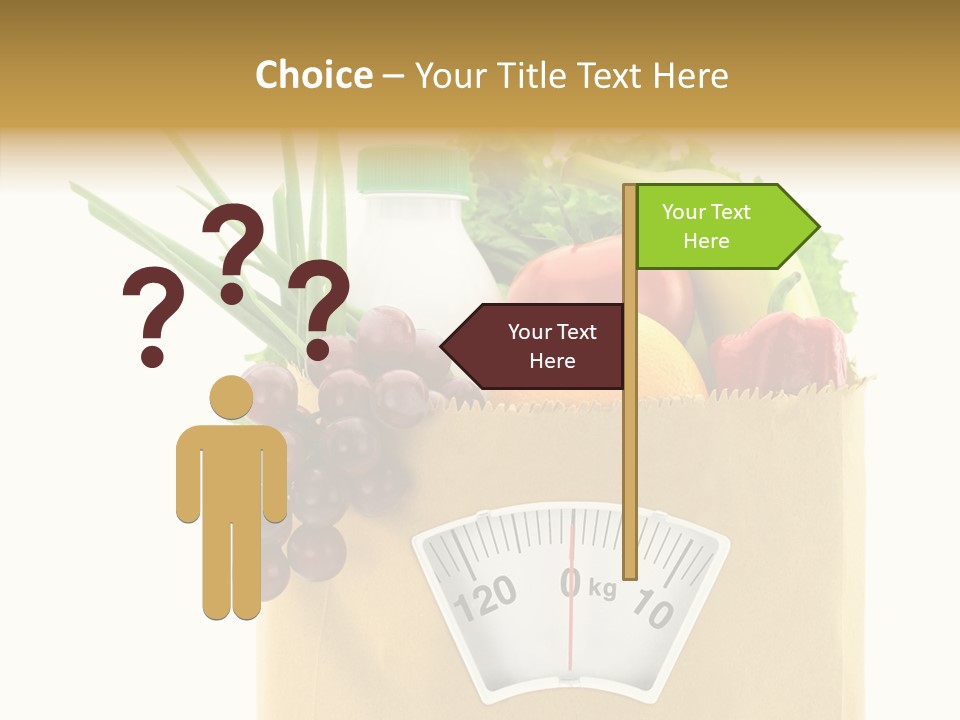 Mix Dietitian Grocery PowerPoint Template