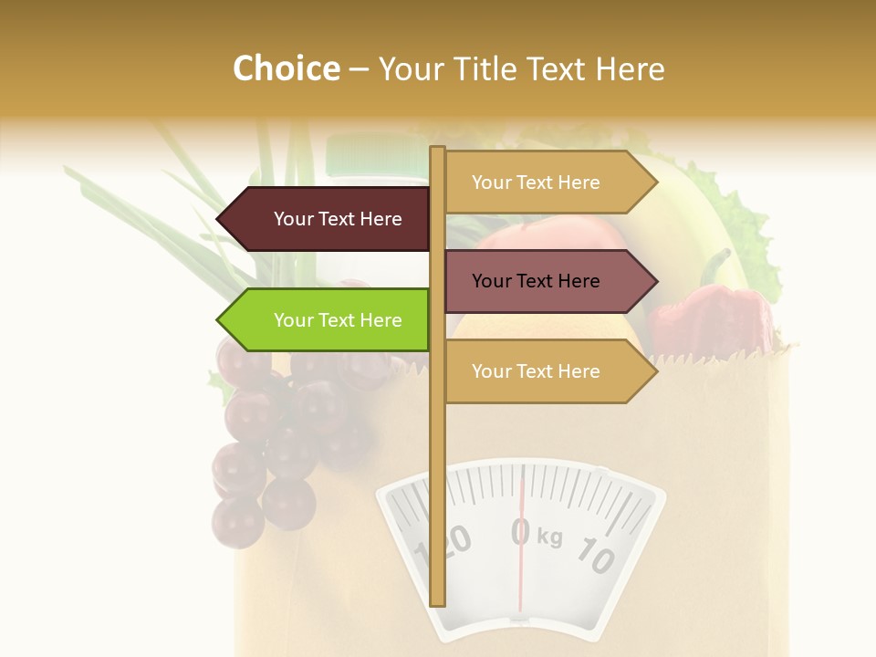 Mix Dietitian Grocery PowerPoint Template