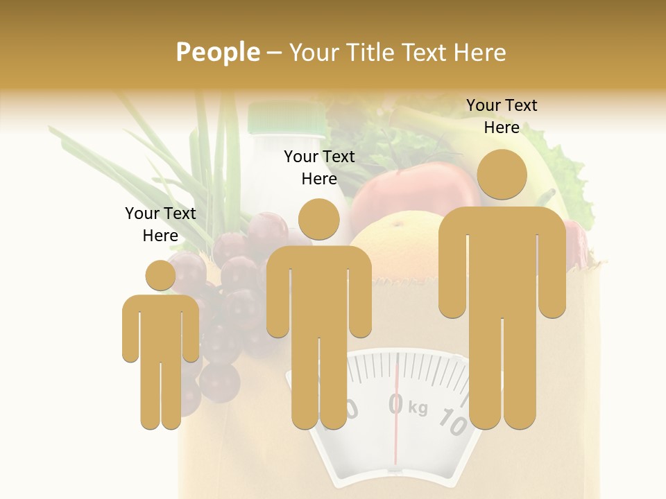 Mix Dietitian Grocery PowerPoint Template