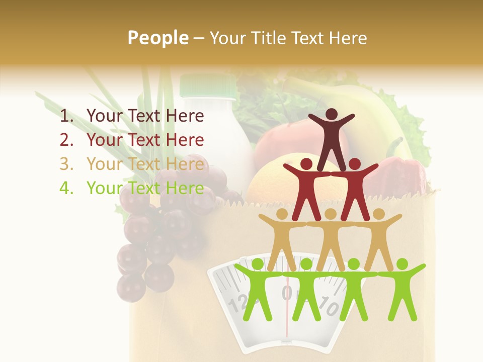 Mix Dietitian Grocery PowerPoint Template