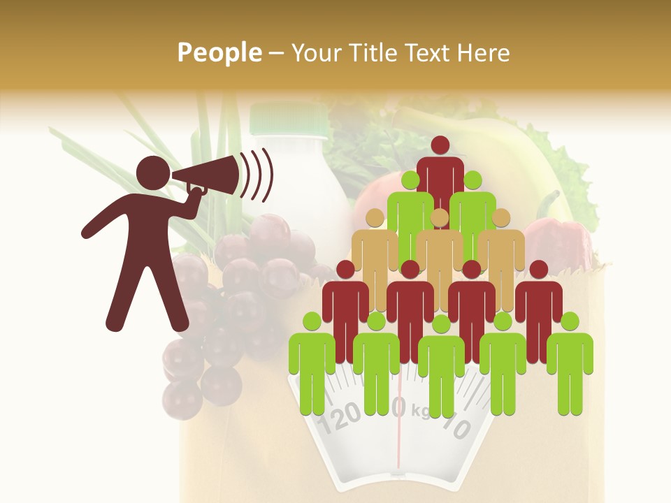 Mix Dietitian Grocery PowerPoint Template