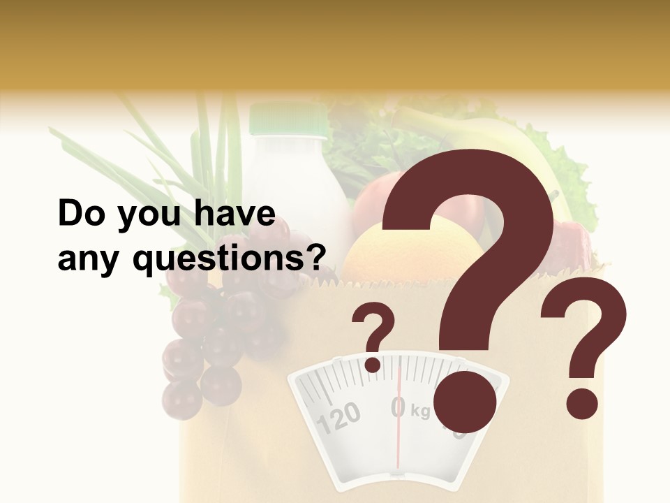 Mix Dietitian Grocery PowerPoint Template