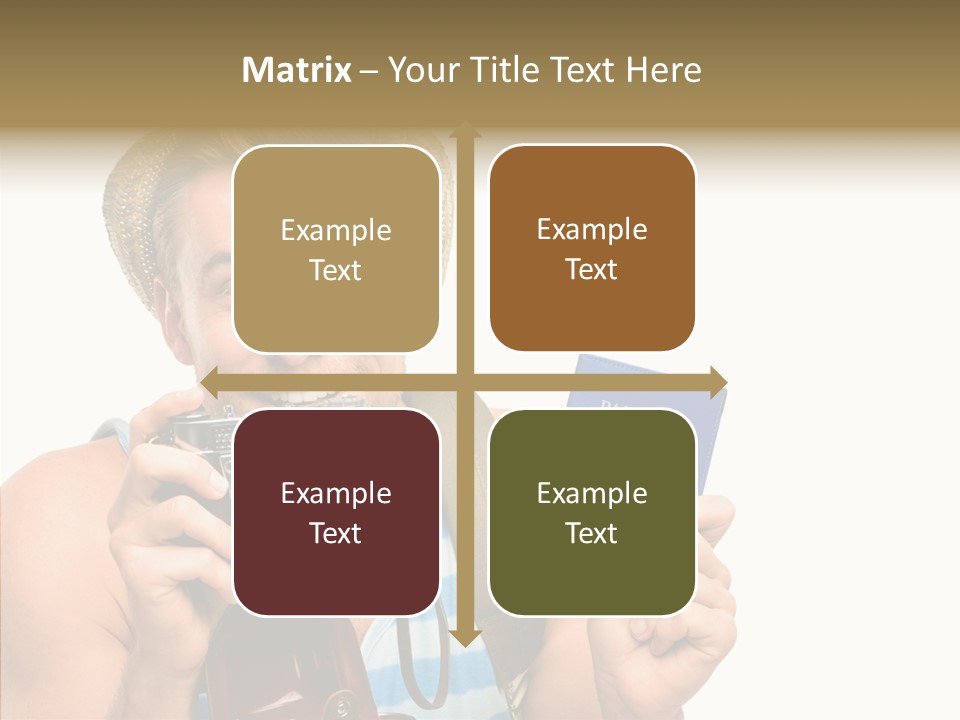 Fun Smile Tourist PowerPoint Template