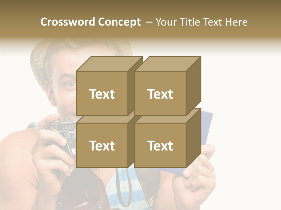 Fun Smile Tourist PowerPoint Template