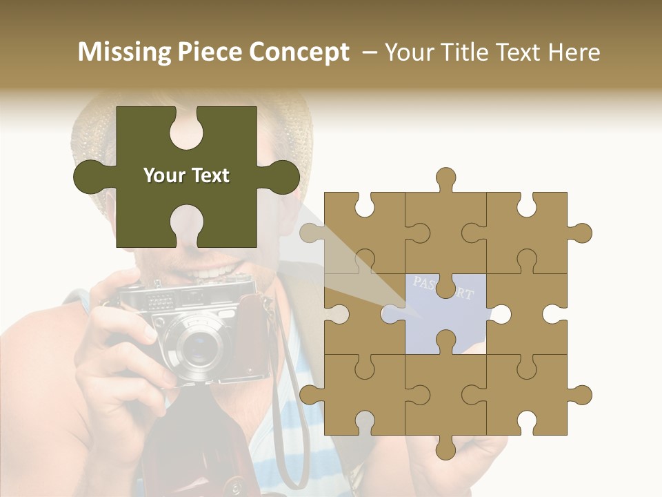 Fun Smile Tourist PowerPoint Template