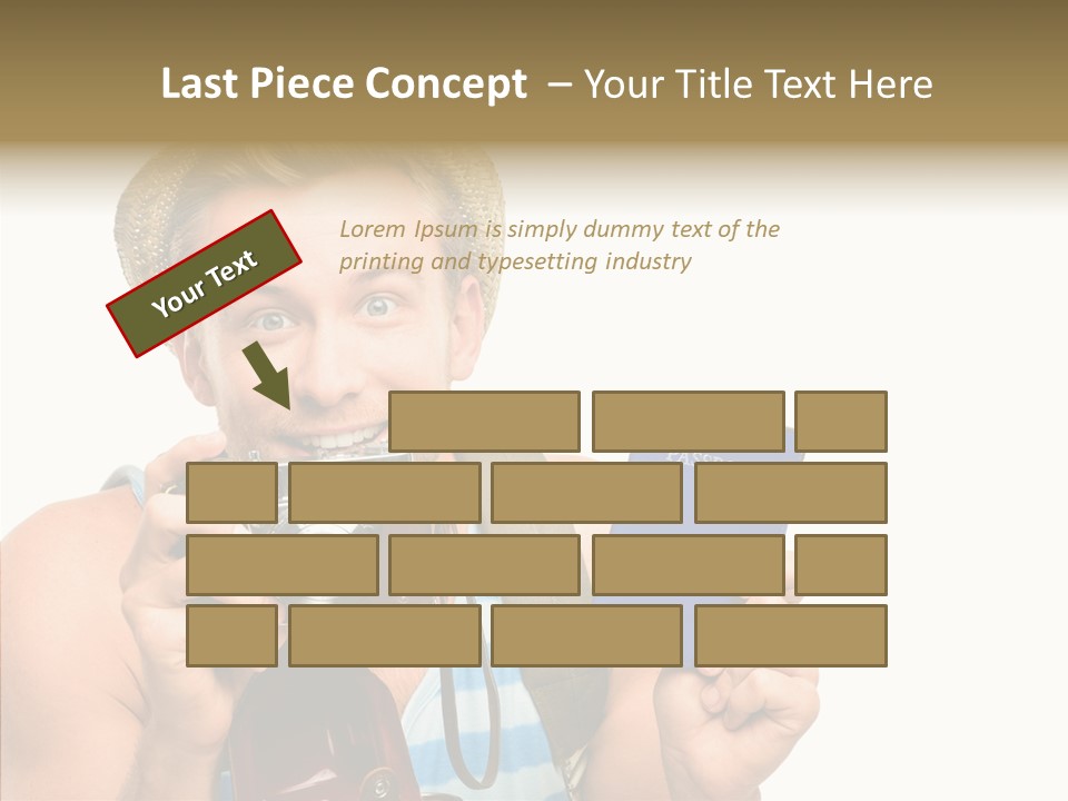 Fun Smile Tourist PowerPoint Template