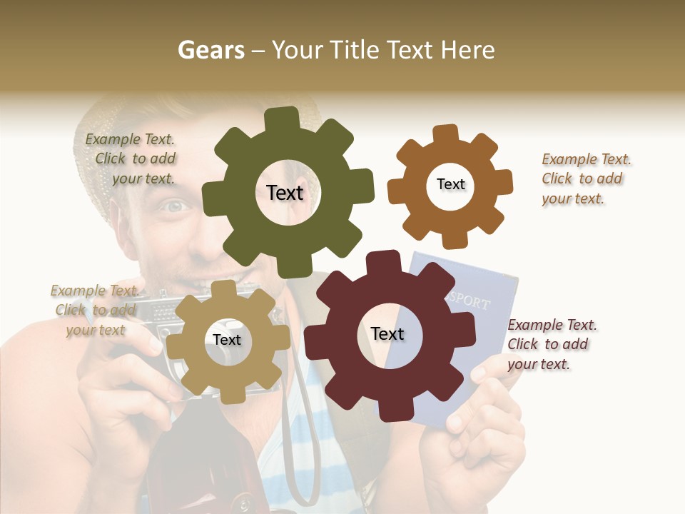 Fun Smile Tourist PowerPoint Template