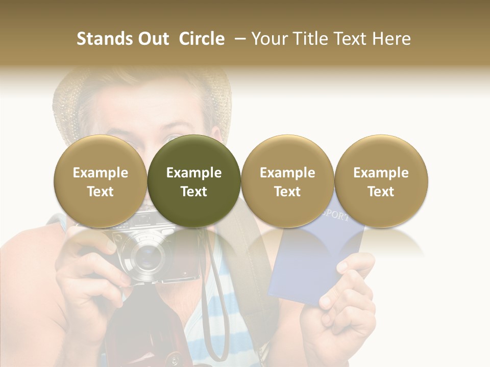 Fun Smile Tourist PowerPoint Template