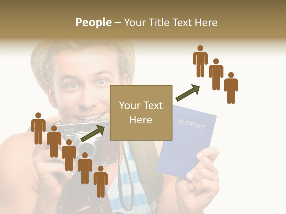 Fun Smile Tourist PowerPoint Template