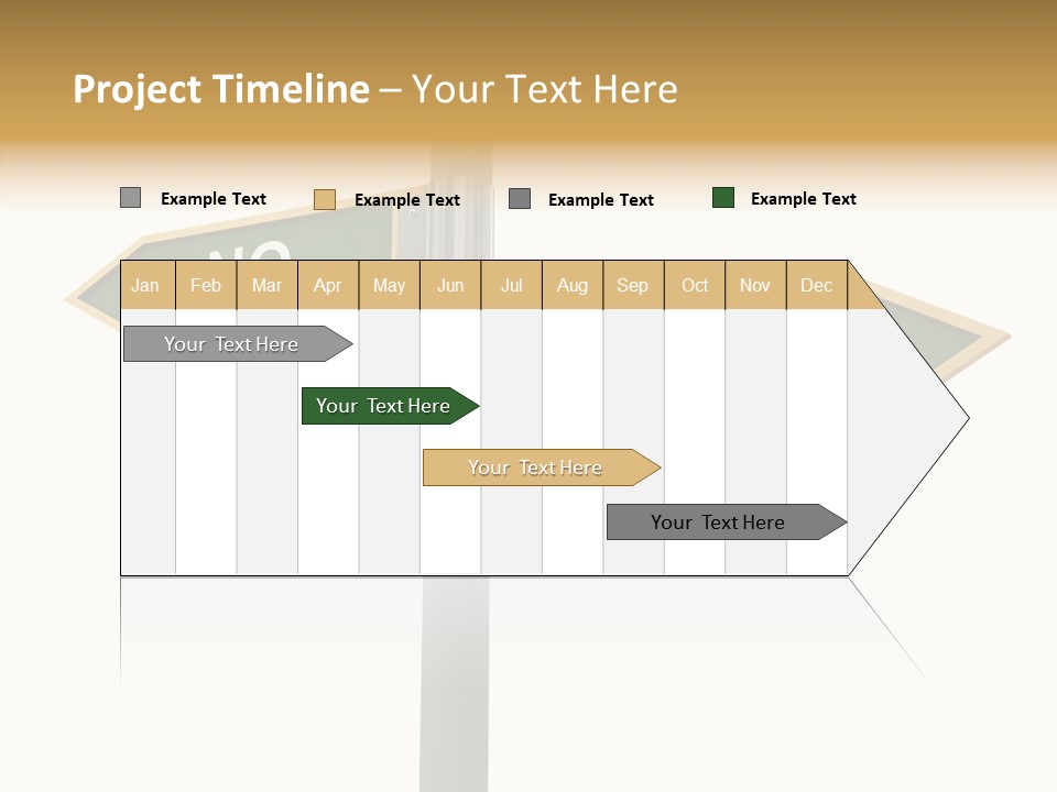 Positive Crossroads Hesitant PowerPoint Template