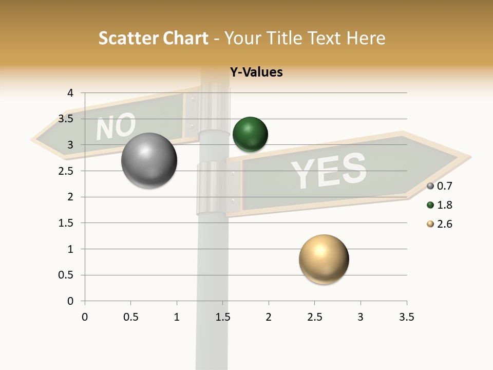 Positive Crossroads Hesitant PowerPoint Template