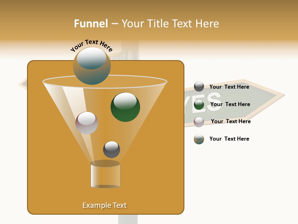 Positive Crossroads Hesitant PowerPoint Template