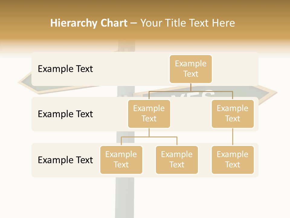 Positive Crossroads Hesitant PowerPoint Template