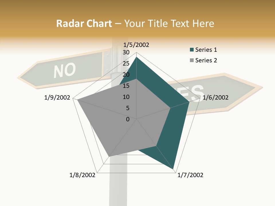 Positive Crossroads Hesitant PowerPoint Template