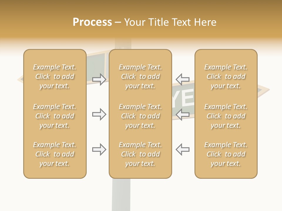 Positive Crossroads Hesitant PowerPoint Template