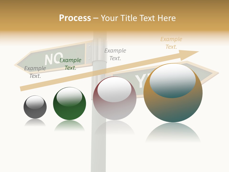 Positive Crossroads Hesitant PowerPoint Template