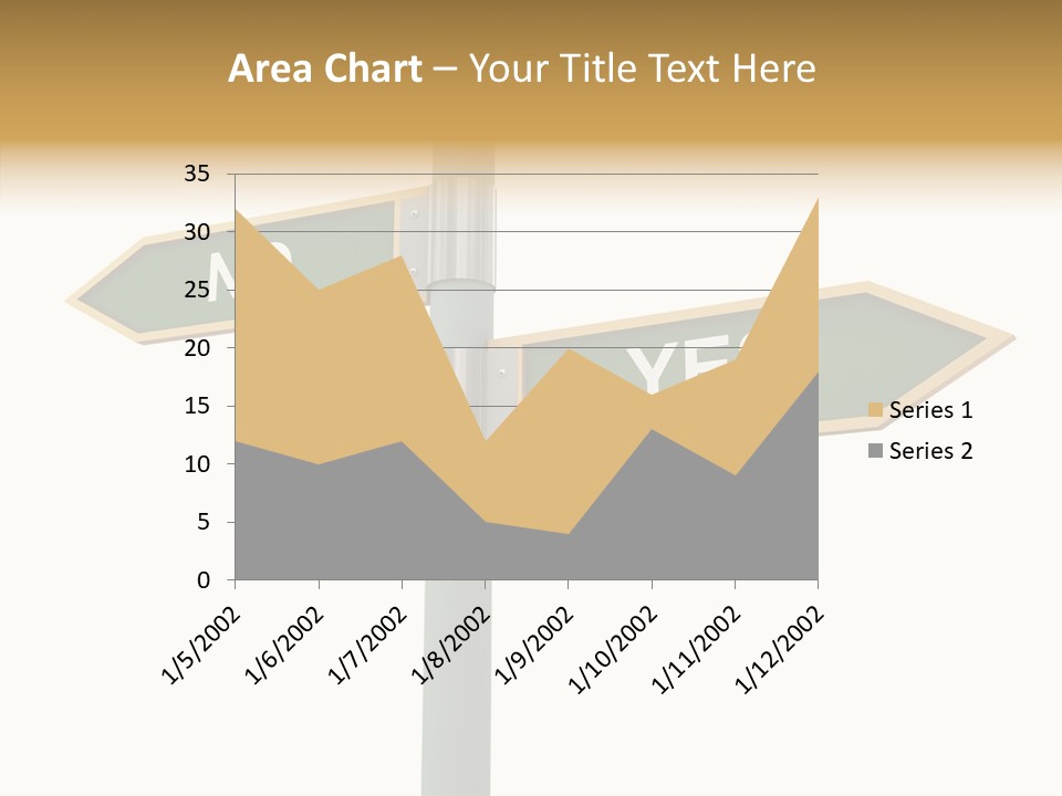 Positive Crossroads Hesitant PowerPoint Template