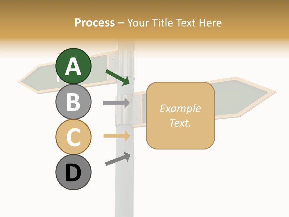 Positive Crossroads Hesitant PowerPoint Template