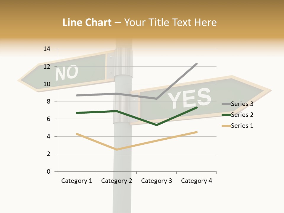Positive Crossroads Hesitant PowerPoint Template