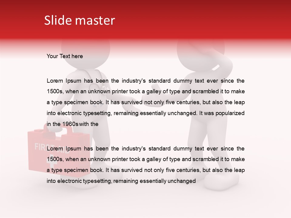 Preventive Illness Man PowerPoint Template