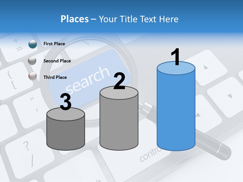 Keyboard Connection Progress PowerPoint Template