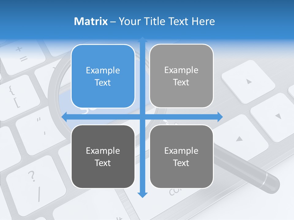 Keyboard Connection Progress PowerPoint Template