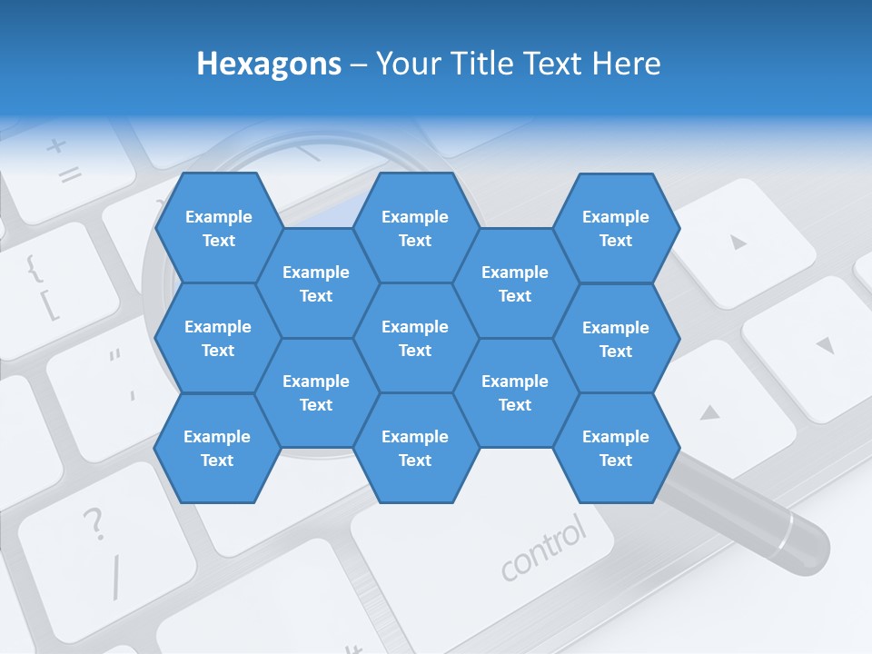 Keyboard Connection Progress PowerPoint Template