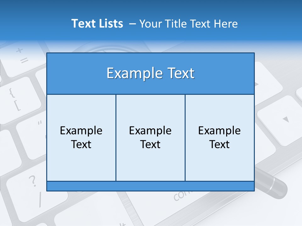 Keyboard Connection Progress PowerPoint Template