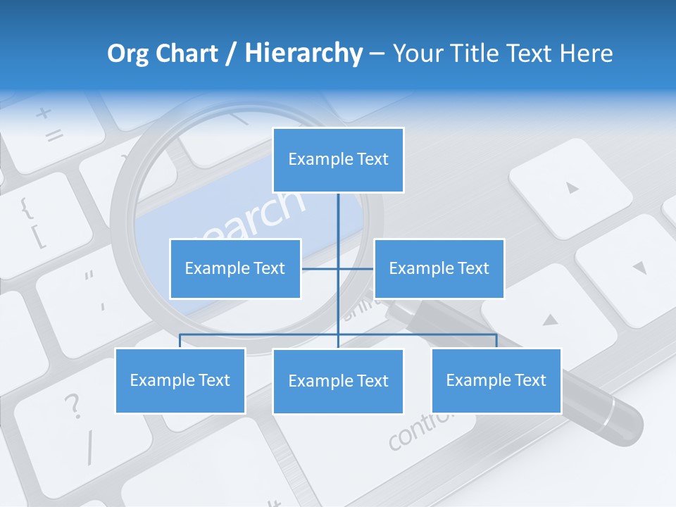 Keyboard Connection Progress PowerPoint Template