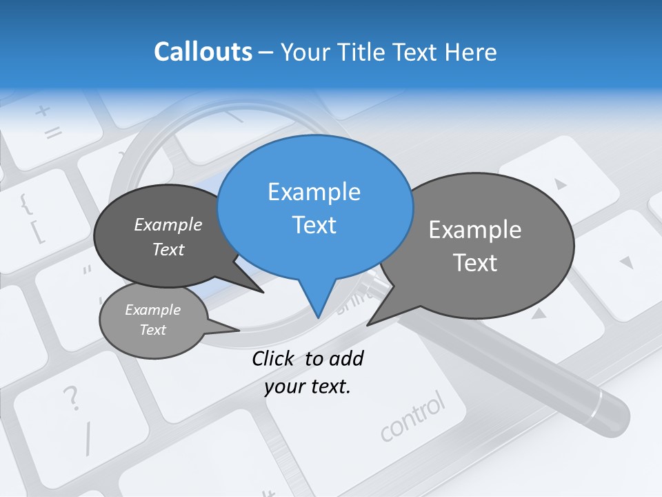 Keyboard Connection Progress PowerPoint Template