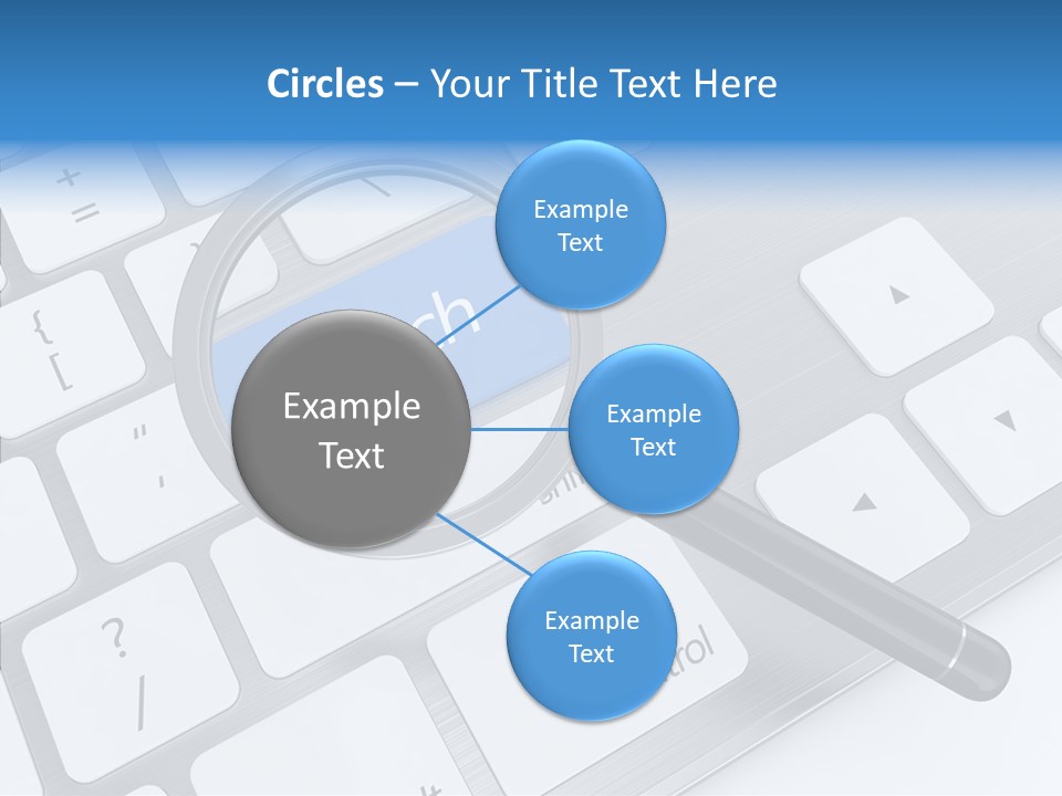 Keyboard Connection Progress PowerPoint Template